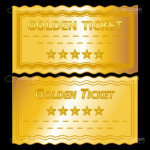 Pair of golden tickets